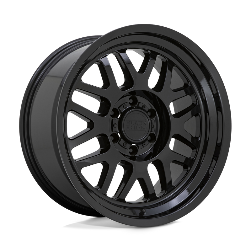 Black Rhino - DELTA - Black - GLOSS BLACK - 17" x 9.5", 2 Offset, 5x139.7 (Bolt Pattern), 87.1mm HUB