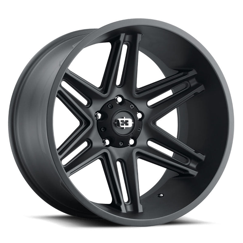 Vision Wheel Off-Road - 363 RAZOR - Black - Satin Black - 24" x 12", -51 Offset, 5x139.7 (Bolt Pattern), 108mm HUB