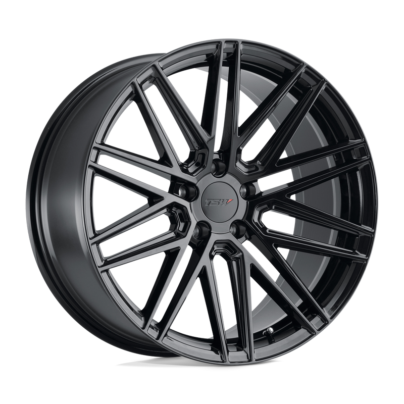 TSW Wheels - PESCARA - Black - GLOSS BLACK - 19" x 8.5", 32 Offset, 5x112 (Bolt Pattern), 66.6mm HUB