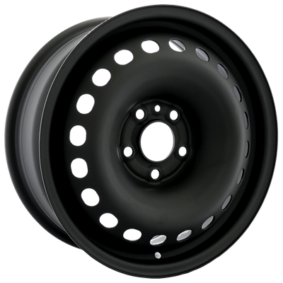 Envy Wheels - NX6 STEEL WHEEL - Black - FLAT BLACK - 16" x 6.5", 41 Offset, 5x110 (Bolt Pattern), 65.1mm HUB