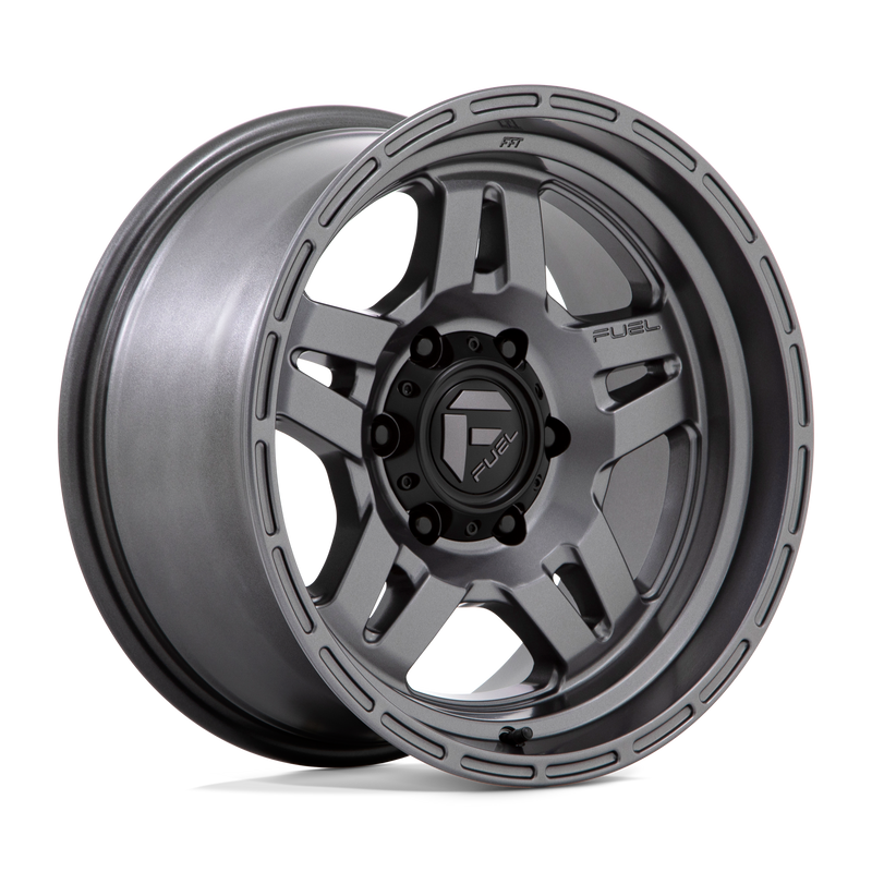 Fuel - D801 OXIDE - Gunmetal - MATTE GUNMETAL - 18" x 9", 1 Offset, 6x135 (Bolt Pattern), 87.1mm HUB