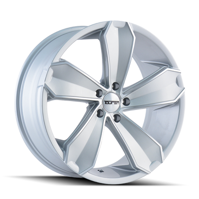 Touren - TR71 - Silver - GLOSS SILVER/MACHINED FACE - 20" x 8.5", 30 Offset, 5x120 (Bolt Pattern), 74.1mm HUB