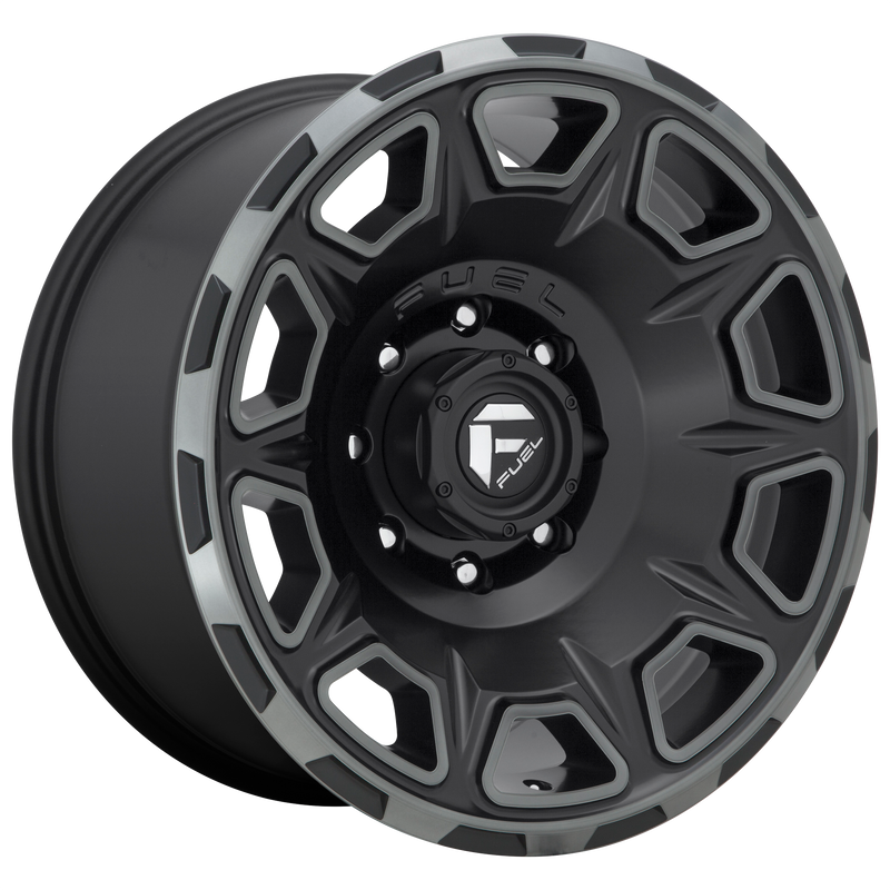 Fuel - D686 VENGEANCE - Gunmetal - MATTE BLACK DOUBLE DARK TINT - 20" x 9", 1 Offset, 5x127 (Bolt Pattern), 71.5mm HUB