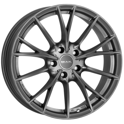 Mak Wheels - FABRIK - Silver - M-TITAN - 19" x 8.5", 40 Offset, 5x112 (Bolt Pattern), 66.6mm HUB