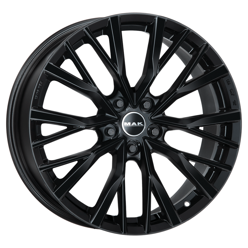 Mak Wheels - KENT - Black - GLOSS BLACK - 22" x 9", 43 Offset, 5x108 (Bolt Pattern), 63.4mm HUB