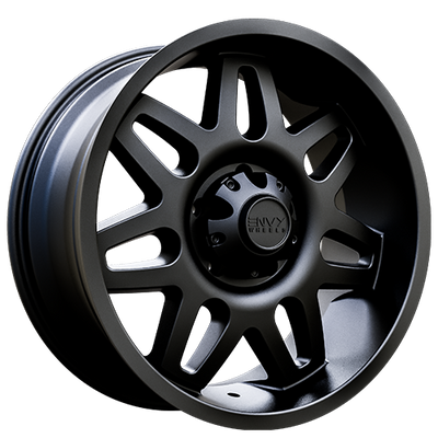 Envy Wheels - ET-2 - Black - SATIN BLACK - 20" x 9", 18 Offset, 5x139.7 (Bolt Pattern), 77.8mm HUB