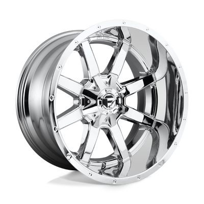 Fuel - D536 MAVERICK - Polished - CHROME PLATED - 18" x 9", -13 Offset, 6x135/139.7 (Bolt Pattern), 106.1mm HUB