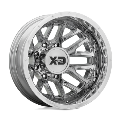 XD Series - XD843 GRENADE DUALLY - Chrome - Chrome - 17" x 6.5", -155 Offset, 8x165.1 (Bolt Pattern), 125.1mm HUB