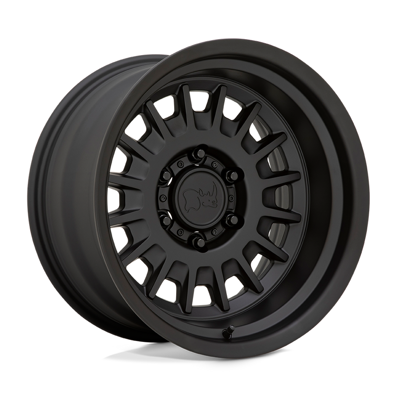 Black Rhino - ALISO - Black - MATTE BLACK - 16" x 8", -25 Offset, 6x139.7 (Bolt Pattern), 106.1mm HUB