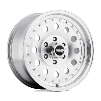 American Racing - AR62 OUTLAW II - Silver - MACHINED - 18" x 8", 0 Offset, 8x170 (Bolt Pattern), 130.8mm HUB