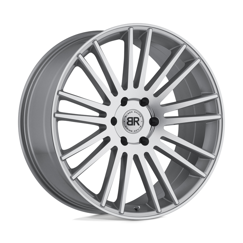 Black Rhino - KRUGER - Silver - Silver with Mirror-Cut Face - 24" x 10", 25 Offset, 6x139.7 (Bolt Pattern), 112.1mm HUB