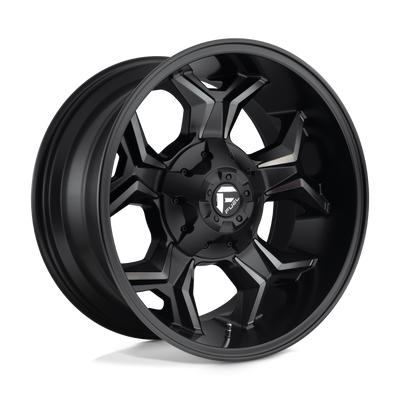 Fuel - D605 AVENGER - Black - Matte Black Double Dark Tint - 20" x 10", -18 Offset, 8x170 (Bolt Pattern), 125.1mm HUB