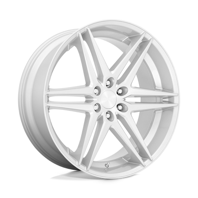 DUB - S270 DIRTY DOG - Silver - SILVER WITH BRUSHED FACE - 26" x 10", 25 Offset, 6x139.7 (Bolt Pattern), 106.1mm HUB