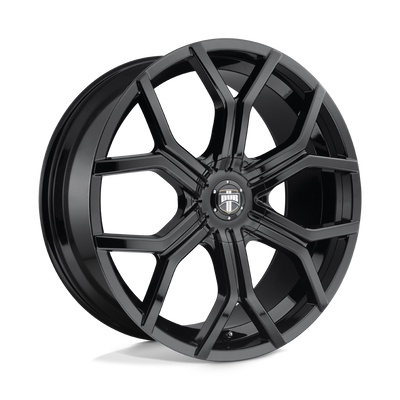 DUB - S208 ROYALTY - Black - GLOSS BLACK - 24" x 9.5", 30 Offset, 6x135/139.7 (Bolt Pattern), 87.1mm HUB