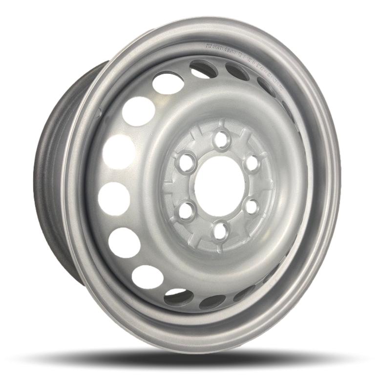 DTD - Steel - Take-Off - Silver - Silver - 16" x 6.5", 62 Offset, 6x130 (Bolt Pattern), 84mm HUB
