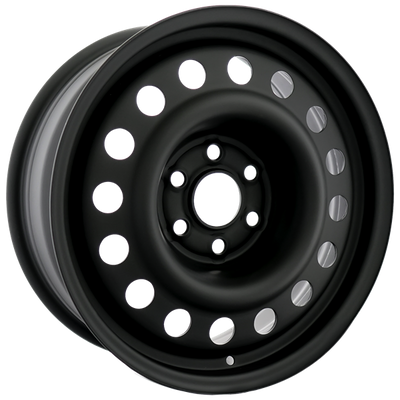 Envy Wheels - NX6 STEEL WHEEL - Black - FLAT BLACK - 17" x 7", 30 Offset, 6x120 (Bolt Pattern), 67.1mm HUB