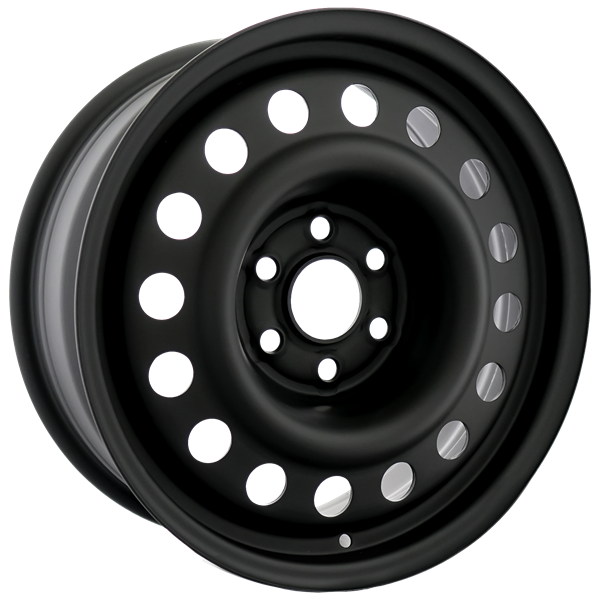 Envy Wheels - NX6 STEEL WHEEL - Black - FLAT BLACK - 17" x 7", 30 Offset, 6x120 (Bolt Pattern), 67.1mm HUB