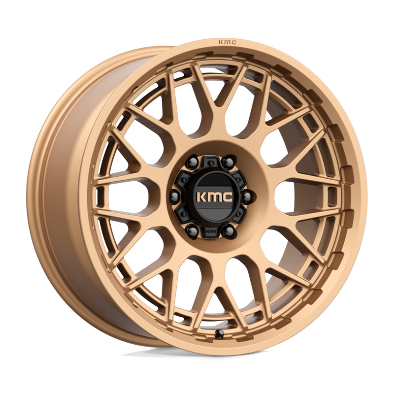KMC Wheels - KM722 TECHNIC - Bronze - MATTE BRONZE - 20" x 9", 18 Offset, 6x135 (Bolt Pattern), 87.1mm HUB