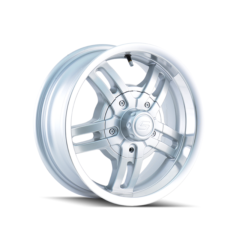 ION Trailer - 12 - Silver - HYPERSILVER - 15" x 6", 0 Offset, 5x120.65 (Bolt Pattern), 83.82mm HUB
