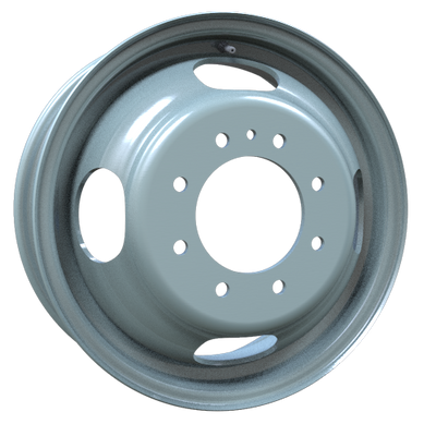 Envy Wheels - Dually Steel Wheel - Grey - GREY - 16" x 6", 136 Offset, 8x170 (Bolt Pattern), 125mm HUB
