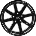 GT Off-Road - INVASION - Black - Gloss Black Milled - 24" x 12", -44 Offset, 6x135 (Bolt pattern), 87.10mm HUB