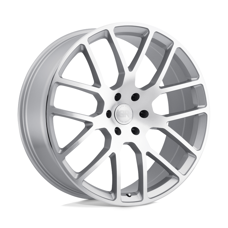 Black Rhino - KUNENE - Silver - Silver with Mirror-Cut Face - 20" x 9", 30 Offset, 5x127 (Bolt Pattern), 71.5mm HUB