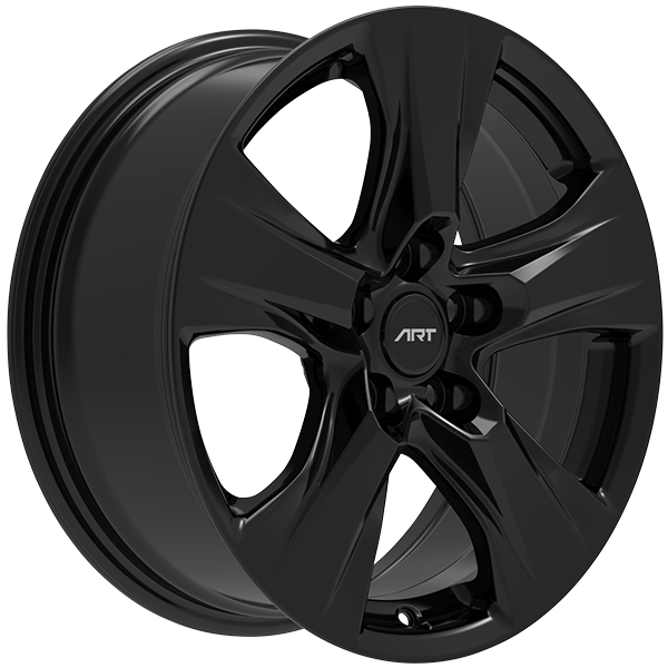 ART - Replica 210 - Black - Gloss Black - 17" x 7", 35 Offset, 5x114.3 (Bolt Pattern), 60.1mm HUB