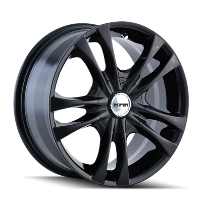 Touren - TR22 - Black - BLACK - 17" x 7", 40 Offset, 5x100/114.3 (Bolt Pattern), 72.6mm HUB