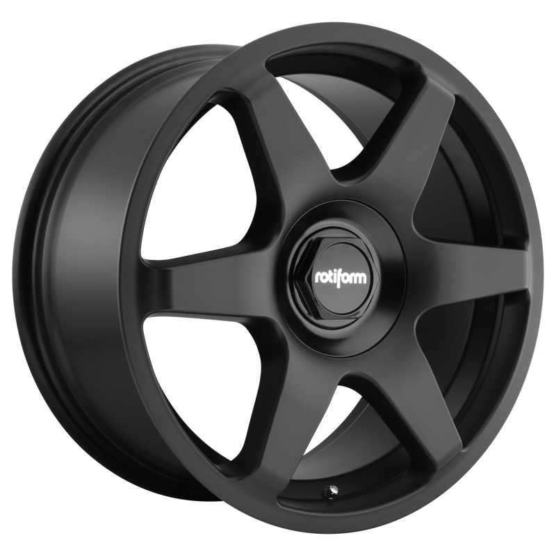 Rotiform - R113 SIX - Gunmetal - MATTE BLACK - 19" x 8.5", 35 Offset, 5x100/112 (Bolt Pattern), 66.56mm HUB