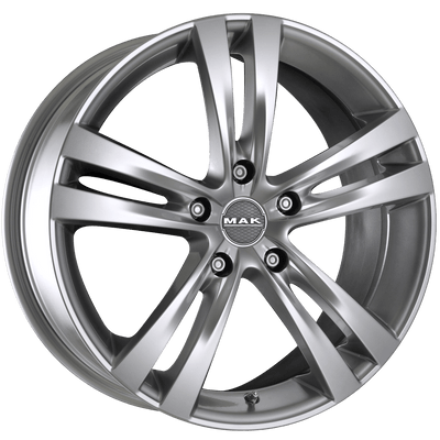 Mak Wheels - ZENITH - Silver - HYPER SILVER - 19" x 8", 35 Offset, 5x127 (Bolt Pattern), 71.6mm HUB