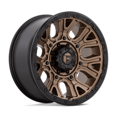 Fuel - D826 TRACTION - Bronze - MATTE BRONZE WITH BLACK RING - 20" x 9", 1 Offset, 8x165.1 (Bolt Pattern), 125.1mm HUB