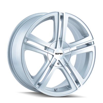 Touren - TR62 - Silver - HYPERSILVER/MACHINED FACE/MACHINED LIP - 17" x 7", 40 Offset, 5x110/115 (Bolt Pattern), 72.6mm HUB