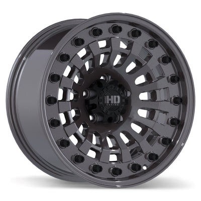 Fast HD - Shred - Gunmetal - Gloss Gunmetal - 18" x 9", 0 Offset, 5x127 (Bolt Pattern), 71.5mm HUB