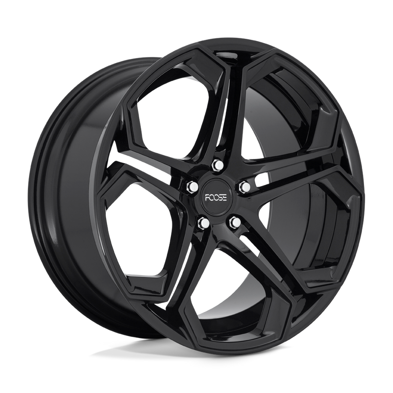 Foose - F169 IMPALA - Black - GLOSS BLACK - 20" x 10.5", 40 Offset, 5x114.3 (Bolt Pattern), 72.6mm HUB