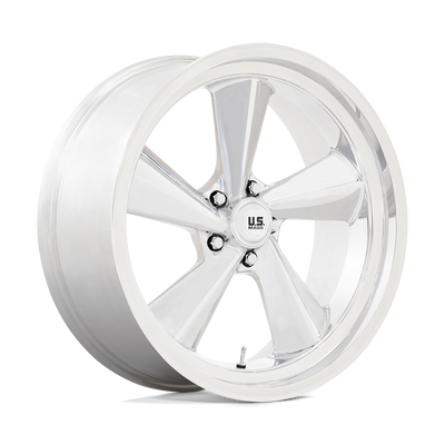US Mag - U135 TS - Polished - POLISHED - 22" x 10.5", 0 Offset, 5x127 (Bolt Pattern), 78.1mm HUB