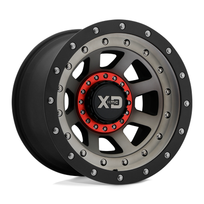 XD Series - XD137 FMJ - Black - SATIN BLACK DARK TINT - 20" x 12", -44 Offset, 6x135/139.7 (Bolt Pattern), 106.1mm HUB