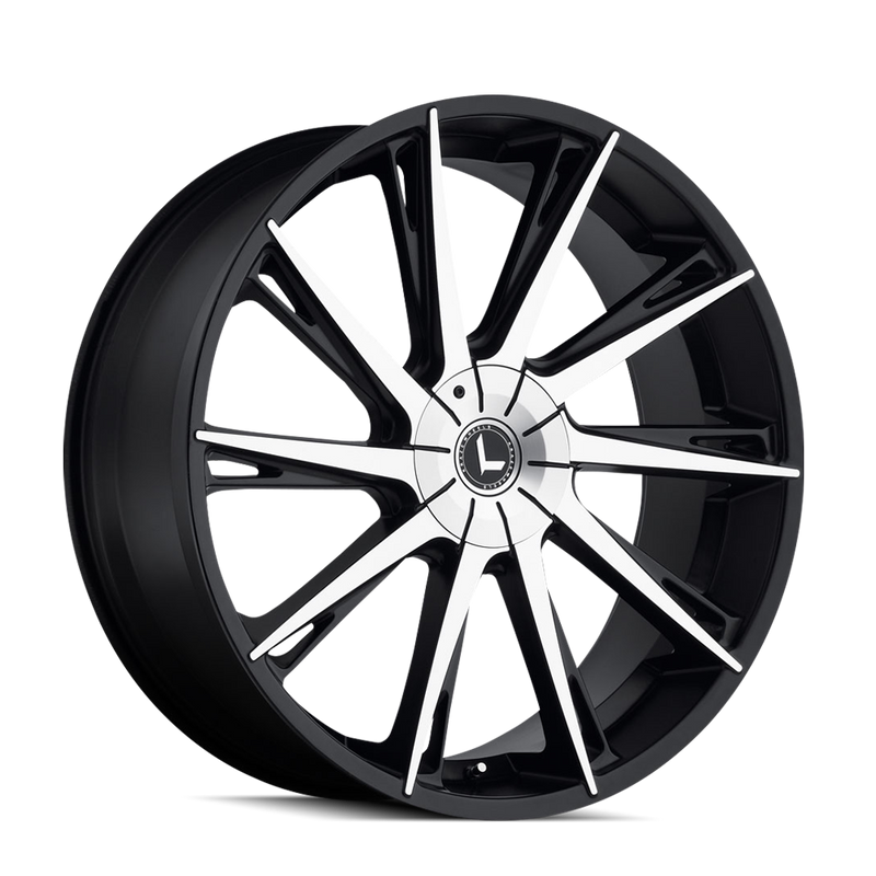 Kraze Wheels - SWAGG - Black - BLACK/MACHINED - 26" x 10", 30 Offset, 6x135/139.7 (Bolt Pattern), 100.3mm HUB