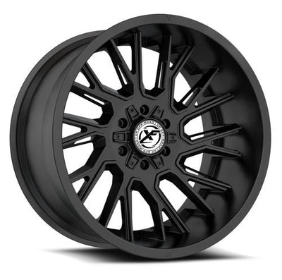 XF Off-Road - XF-230 - Black - Satin Black - 17" x 9", 12 Offset, 6x135/139.7 (Bolt pattern), 106.4mm HUB