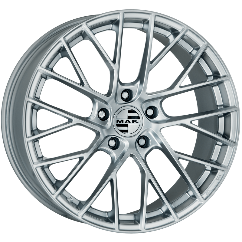 Mak Wheels - MONACO-D - Silver - SILVER - 20" x 11", 52 Offset, 5x130 (Bolt Pattern), 71.6mm HUB