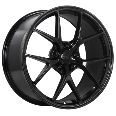 Dai Alloys - Akuma - Black - Gloss Black - 19" x 8.5", 35 Offset, 5x120 (Bolt Pattern), 72.6mm HUB