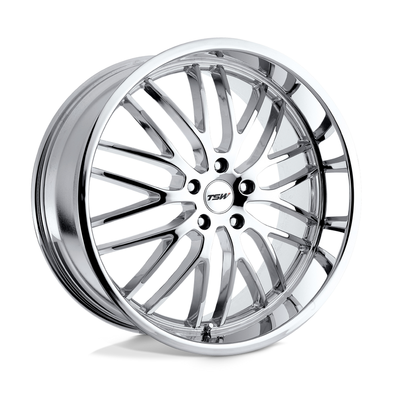 TSW Wheels - SNETTERTON - Chrome - CHROME - 19" x 9.5", 20 Offset, 5x114.3 (Bolt Pattern), 76.1mm HUB
