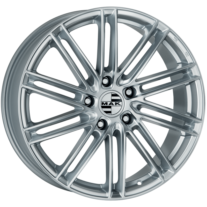 Mak Wheels - LEIPZIG - Silver - SILVER - 20" x 9.5", 65 Offset, 5x130 (Bolt Pattern), 71.6mm HUB