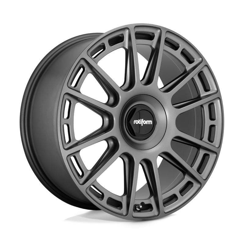 Rotiform - R158 OZR - Gunmetal - MATTE ANTHRACITE - 20" x 9", 38 Offset, 5x108/114.3 (Bolt Pattern), 72.6mm HUB