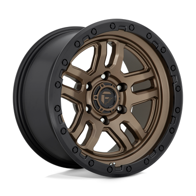Fuel - D702 AMMO - Bronze - MATTE BRONZE BLACK BEAD RING - 17" x 9", -12 Offset, 5x127 (Bolt Pattern), 71.5mm HUB