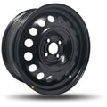 DTD - Steel - Black - Gloss Black - 16" x 6.5", 42 Offset, 4x100 (Bolt pattern), 60,10mm HUB
