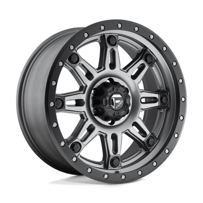 Fuel - D568 HOSTAGE III - Gunmetal - MATTE GUN METAL BLACK BEAD RING - 20" x 9", 1 Offset, 6x135 (Bolt Pattern), 87.1mm HUB