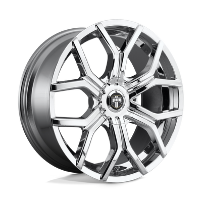 DUB - S207 ROYALTY - Polished - CHROME PLATED - 22" x 9.5", 30 Offset, 6x135/139.7 (Bolt Pattern), 87.1mm HUB