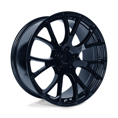 OE Creations - PR161 - Black - GLOSS BLACK - 22" x 9.5", 35 Offset, 5x127 (Bolt Pattern), 71.5mm HUB