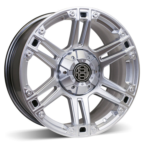 RSSW - Krawler - Silver - Hyper Silver - 20" x 8.5", 30 Offset, 6x139.7 (Bolt Pattern), 106mm HUB