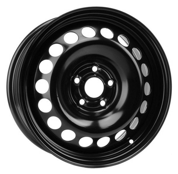 DTD - Steel - Black - Gloss Black - 16" x 6.5", 39 Offset, 5x105 (Bolt pattern), 56,60mm HUB